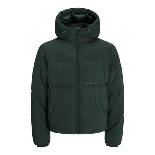 JACK & JONES Jorvesterbro Puffer Jacket Aw24 Sn - Funktionsjacke mit Kapuze und Kordelzug, bietet optimalen Schutz vor Kälte und Wind für aktive Freizeitgestaltung.