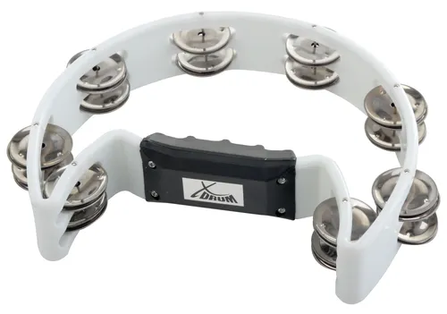 XDrum TM-1 Hand Tambourin Weiß