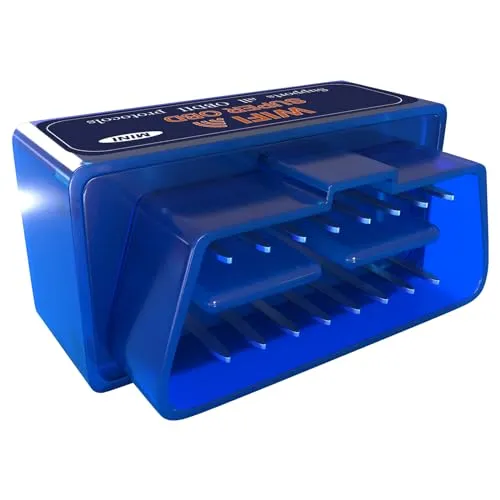 MMOBIEL OBD2 Stecker WiFi – OBD Diagnosegerät kompatibel mit iOS, iPhone, iPad und Android - Scanner Autodiagnosegerät – OBD2 WiFi Adapter – Carscanner – Mini V1.5