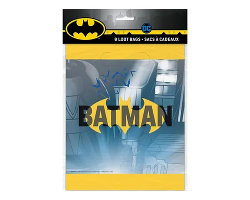 Unique Industries Inc. Hängedekoration Geschenktüte PVC Batman Sign 8Stk.