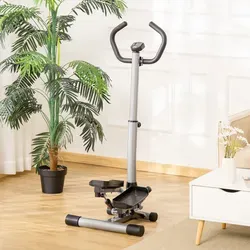 Stepper Handgriff Heimtrainer für Bein- und Po-Training mit LCD-Bildschirm