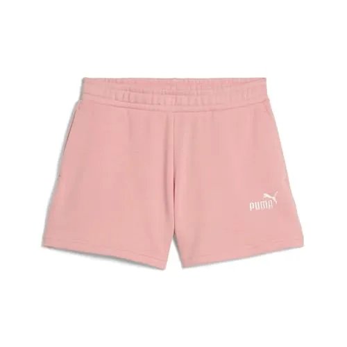 PUMA ESS Small No. 1 Logo Shorts für Mädchen in pink von PUMA