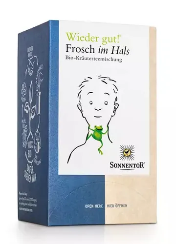 Sonnentor Bio Wieder-gut-Tee Frosch im Hals 27g Kräutertee 147,78 EUR/kg
