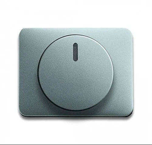 Busch-Jaeger 6540-266 Bedienschalter Titan - Eleganter Drehdimmer mit transparentem Leuchtring, ideal für verschiedene Busch-Dimmer-Modelle. Hochwertige Verarbeitung in Titan für stilvolle Lichtregelung.