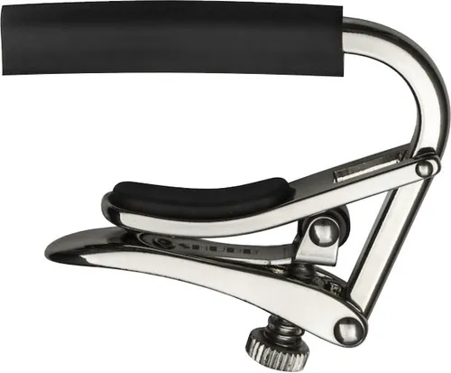 Shubb C1 Kapodaster - für E-Gitarre und Westerngitarre, einzigartiger Verriegelungsmechanismus für präzises Spiel ohne Nachstimmen