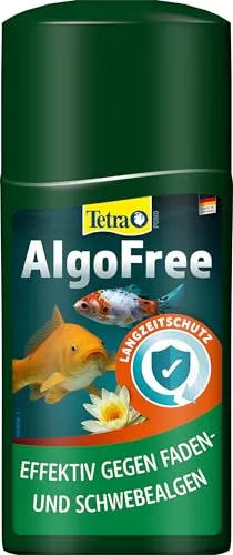 Tetra Pond AlgoFree Schwebealgen- und Fadenalgenvernichter, bekämpft langfristig grünes Wasser im Gartenteich, 250 ml