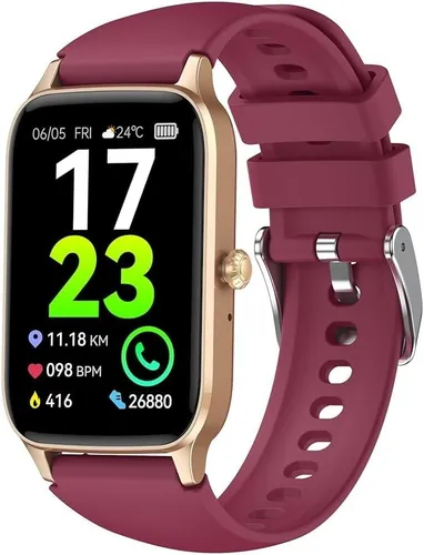 Soudorv Smartwatch 1.57 Zoll Fitness Uhr Bluetooth Anrufe IP68 Android iOS