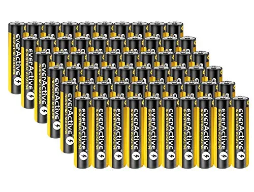 Stück Everactive Industrial Batterien Mikro AAA 1100 mAh 1,5 V LR03 Alkaline 60