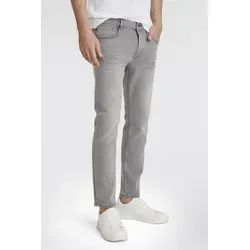 Marc O'Polo Herren Jeanshose Shaped Fit, Grau (Light Grey Wash) - Jeans in sportlicher Eleganz mit Stretch-Anteil für optimale Bewegungsfreiheit, ideal für jeden Anlass – vom Büro bis Casual Chic.