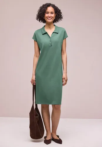Street One Damen Knielanges Kleid in Unifarbe von Street One