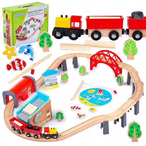 Holzeisenbahn Set für Kinder