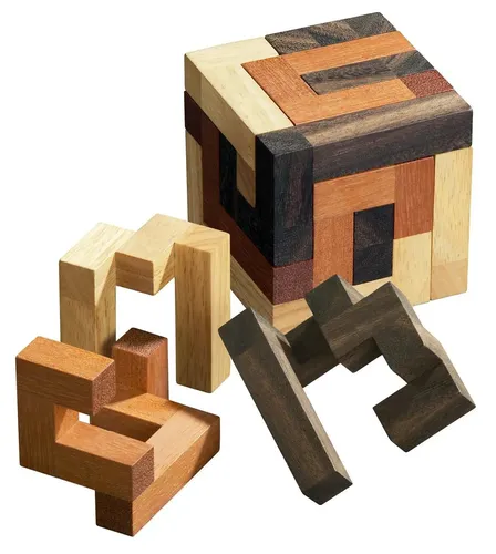 Philos Confusio - Denkspiel mit 9 Puzzleteilen - Gesellschaftsspiel für kluge Köpfe, fördert logisches Denken und Geduld, ideal für spannende Spielabende.