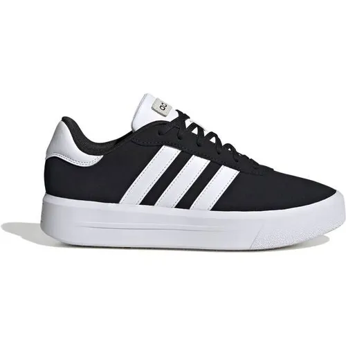 adidas Sportswear COURT SILK Sneaker schwarz 38 EU - Sportliche Sneaker aus Leder in Core Black, ideal für Laufen. Fällt klein aus, bitte eine Größe größer bestellen. Perfekt für deinen aktiven Lifestyle!