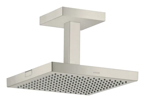 Axor Showersolutions Kopfbrause 1jet 240 x 240 mm - Luxuriöse Deckenbrause in Edelstahl Optik, bietet ein entspannendes Duscherlebnis mit modernem Design für Ihr Badezimmer.