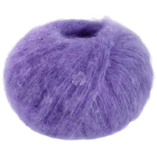 Produktbild LANA GROSSA Mohair Moda | Klassisches Mohairgarn | Handstrickgarn aus 70% Mohair (Kid), 20% Schurwolle (Merino superfein) & 10% Polyamid | 50g Wolle zum Stricken & Häkeln | 140m GarnFB 26