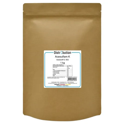Süßstoff Acesulfam K Zuckerersatz | 1 kg Pulver | Kalorienfrei E 950 für Keto