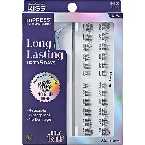KISS Impress Press On Longlasting False Eyelashes 01
