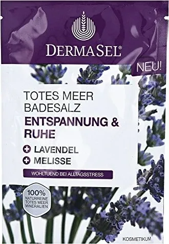 DERMASEL Totes Meer Badesalz Entspannung & Ruhe 80 g