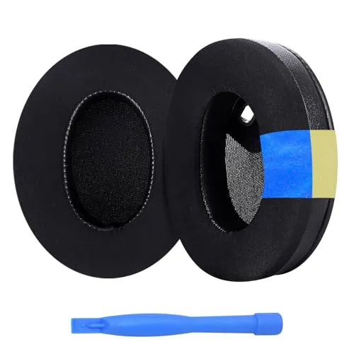 Ersatz Ohrpolster für Sony WH-1000XM4 by MMOBIEL – Kühlgel & Ice-Silk Memory-Schaum Ohrpolster – Atmungsaktive Ersatzpolster für Noise Cancelling Kopfhörer – Schwarz