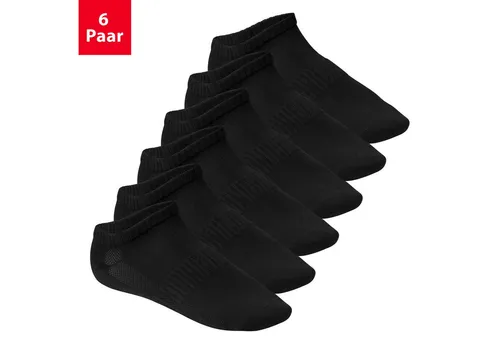 Footstar Kurzsocken Damen & Herren Fitness Sneaker Socken (6 Paar) Mesh-Strick