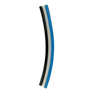 RIEGLER Polyethylenschlauch 4x1 mm, schwarz, 100 m Rolle - Flexibler Polyethylenschlauch für Pneumatik- und Druckluftsteuerleitungen. Hohe Festigkeit und Spannungsrissbeständigkeit, ideal für vielseitige Anwendungen im unteren Druckbereich.
