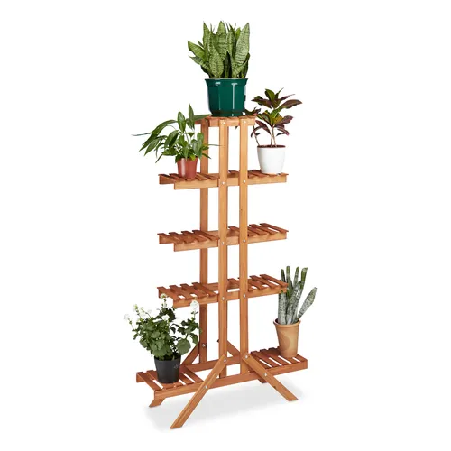 Blumentreppe hoch Etagere Blumen Blumenständer Pflanzenregal Regal für Blumen