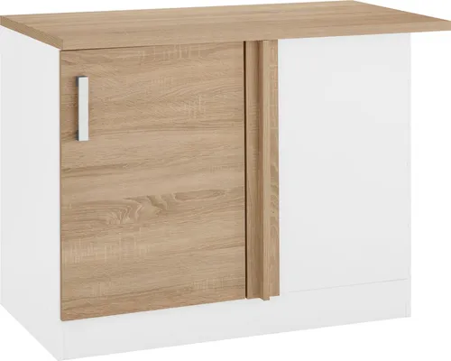 KOCHSTATION Eckunterschrank KS-Gera Stellbreite 110 cm in beige von Kochstation