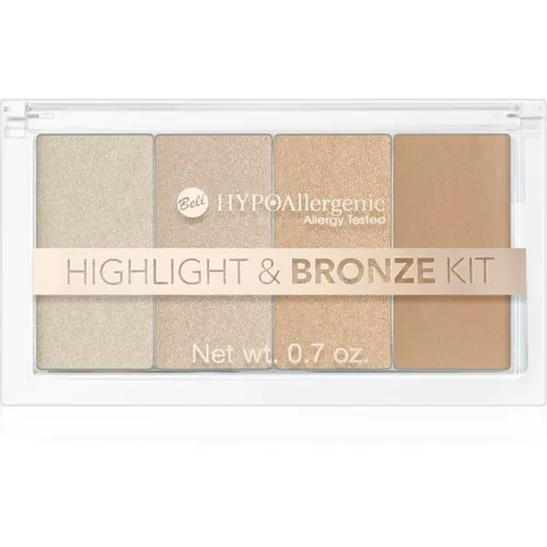 Bell HYPOallergenic Palette mit Kontur- und aufhellenden Schatten 20 g