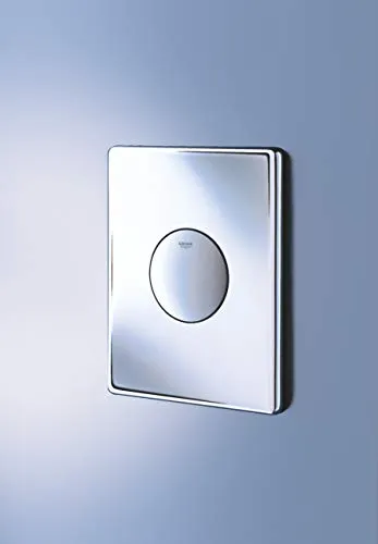 Grohe Skate WC-Betätigung 156x197mm - Sanitärinstallation mit Druckknopfbetätigung, langlebiger GROHE Long-Life Oberfläche und senkrechter Montage für ein modernes Baddesign.