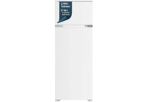 homeX Einbaukühlschrank mit Gefrierfach Cfb2051E, 205 Liter, energieeffizient, kompakt
