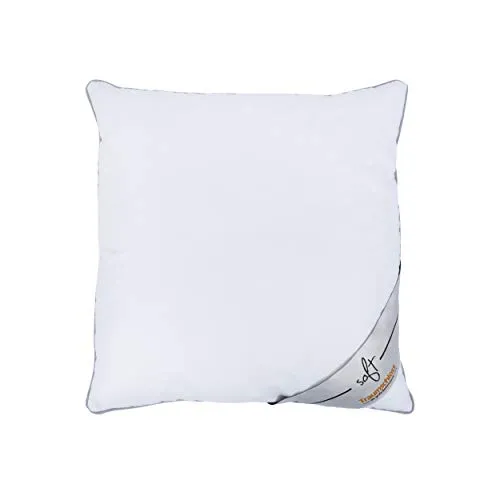 Traumschloss Kopfkissen »Soft« 40x40cm mit 3D Soft-Polyesterfaser | Baumwollbezug Feinbatist | Allergiker geeignet und pflegeleicht