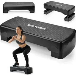 Meteor Aerobic Stepbrett 2-stufig Höhenverstellbar