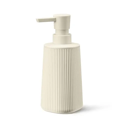 Gigmeta Moderne Seifenspender, Seifenspender Bad, Küchen Spülmittelspender, Beige Pumpspender für Soap Dispenser für Badezimmer und Arbeitsplatten