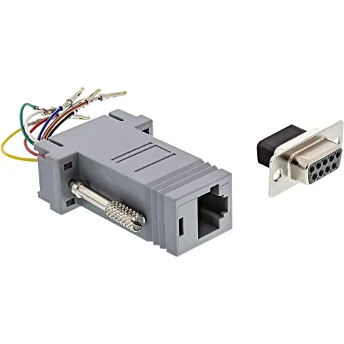 InLine 68889B Adapter, 9pol Sub D Buchse an RJ45 Buchse von InLine