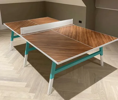 Spieltisch Tennistisch - Hochwertige Tennisplatte für Freizeit und Turniere - Robuste Tennisplatte aus Holz, ideal für Outdoor-Einsätze. Mit den Maßen 274 x 152 cm bietet sie den perfekten Platz für spannende Spiele!