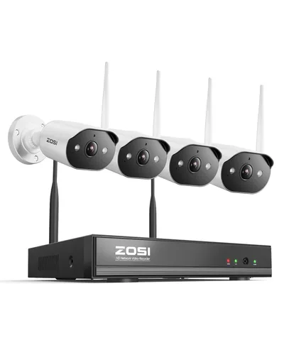 ZOSI 2K WLAN Überwachungskamera Set mit 4x 3MP IP Kameras