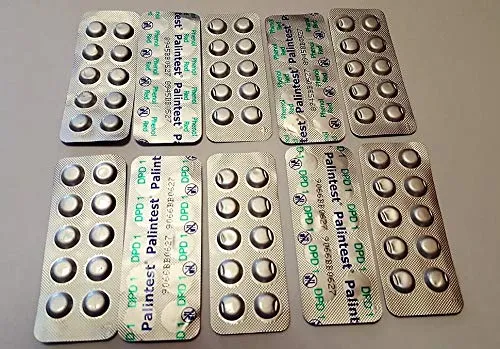 Pool Testtabletten von FHS für die Chlor und pH-Wert Bestimmung - je 50 Stück 100
