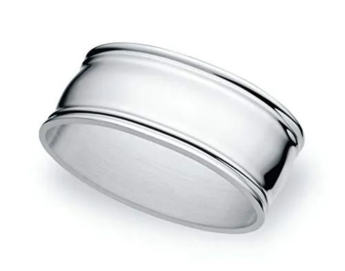 Wilkens Edler Serviettenring Neutral in 925 Sterlingsilber in silber von Wilkens