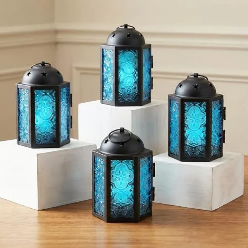 Kerzenständer Blau von Vela Lanterns