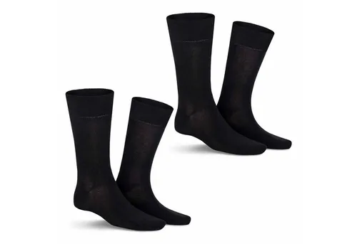 KUNERT Basicsocken Comfort Cotton 2-Pack (2-Paar) Herren Socken im Doppelpack mit hohem Baumwoll-Anteil