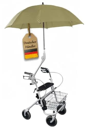 FabaCare Rollator Regenschirm mit Halterung