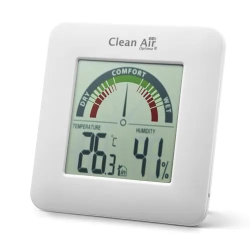 Clean Air Optima Hygrometer und Thermometer HT-01W