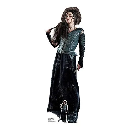 STAR CUTOUTS Offizieller Pappaufsteller aus den Harry Potter Büchern, Pappe, Bellatrix Lestrange, 163 x 55 x 163 cm
