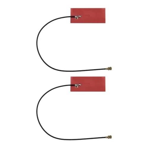 VGOL 2 Stück WLAN-Antenne mit hoher Verstärkung I-PEX1 2,4 GHz 5 GHz für WiFi 5 und 6 Adapter für Computer, Desktop-Computer, 13 cm, PCB, FPC, Patch, Antenne, Dualband, Halterung