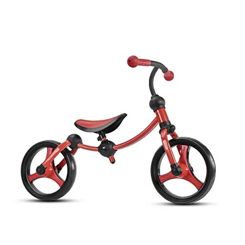 smarTrike 105-0100 - Running Bike, rot - Kinderfahrzeug mit smartem Wechselrahmen, wartungsfreien Gummireifen und verstellbarem Sitz für wachsende Kinder.