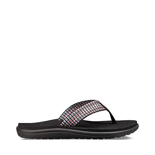 Teva Voya Flip, Damen Pantoffeln, Schwarz (Bar Street Multi Black Bsmbl), 36 EU
