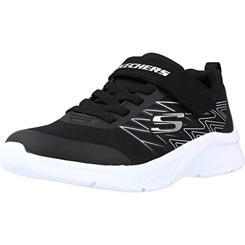 Skechers Jungen Microspec Texlor Sneaker, Schwarz, 28 EU in schwarz von Skechers