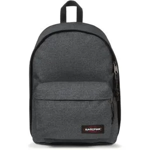 EASTPAK OUT OF OFFICE Rucksack - 27 L, Black Denim (Grau), geräumiges Hauptfach mit Laptop-Fach und gepolsterten Schultergurten für optimalen Tragekomfort
