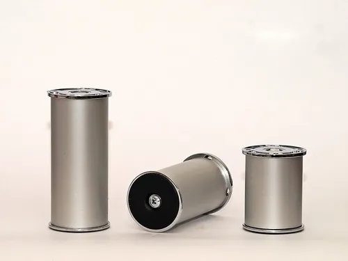Gamet - Tischbeine Tischbein Möbelfuss Silber Diverse Höhen 150mm Sesselfuß Kommodenfuß