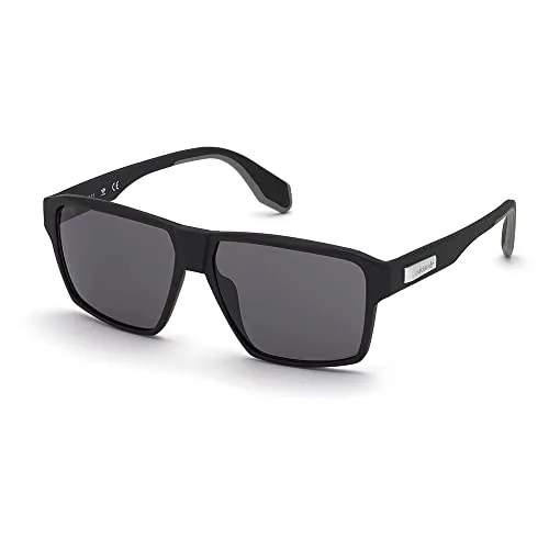 Adidas Originals OR0039 02A Matte Black Herren Sonnenbrillen - Sportbrille mit modernem, sportlich-elegantem Design, ideal für aktive Männer. Hochwertige Materialien und anpassbare Nasenpads sorgen für optimalen Komfort und sicheren Halt.